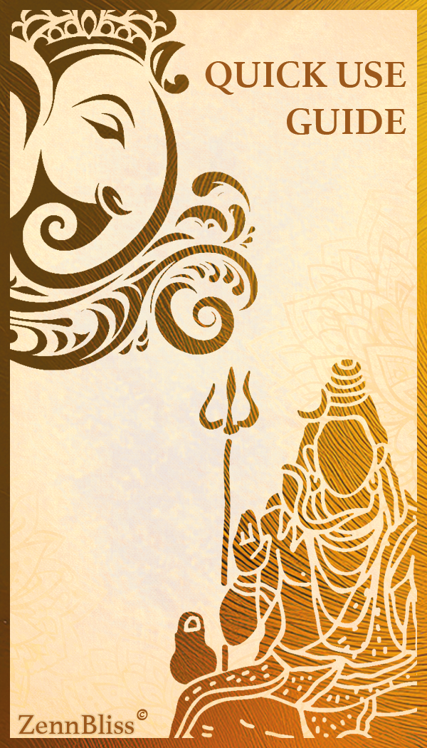 Hindu Prayer Cards — 70 Affirmation & Meditation Cards with Sanskrit Mantras | 9 Deities | Premium Gift S