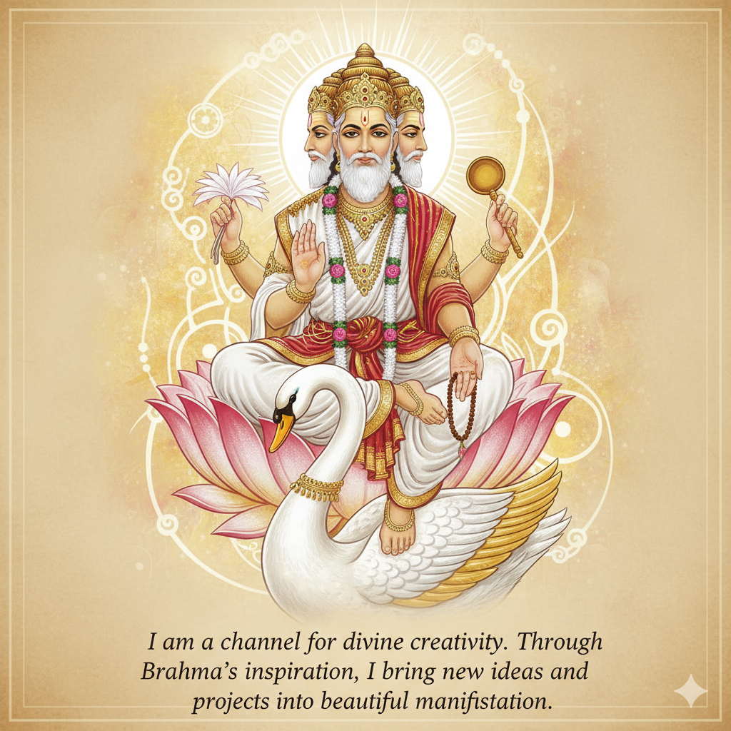 Hindu Prayer Affirmation inspiration. Cards Set - 60 Unique Designs