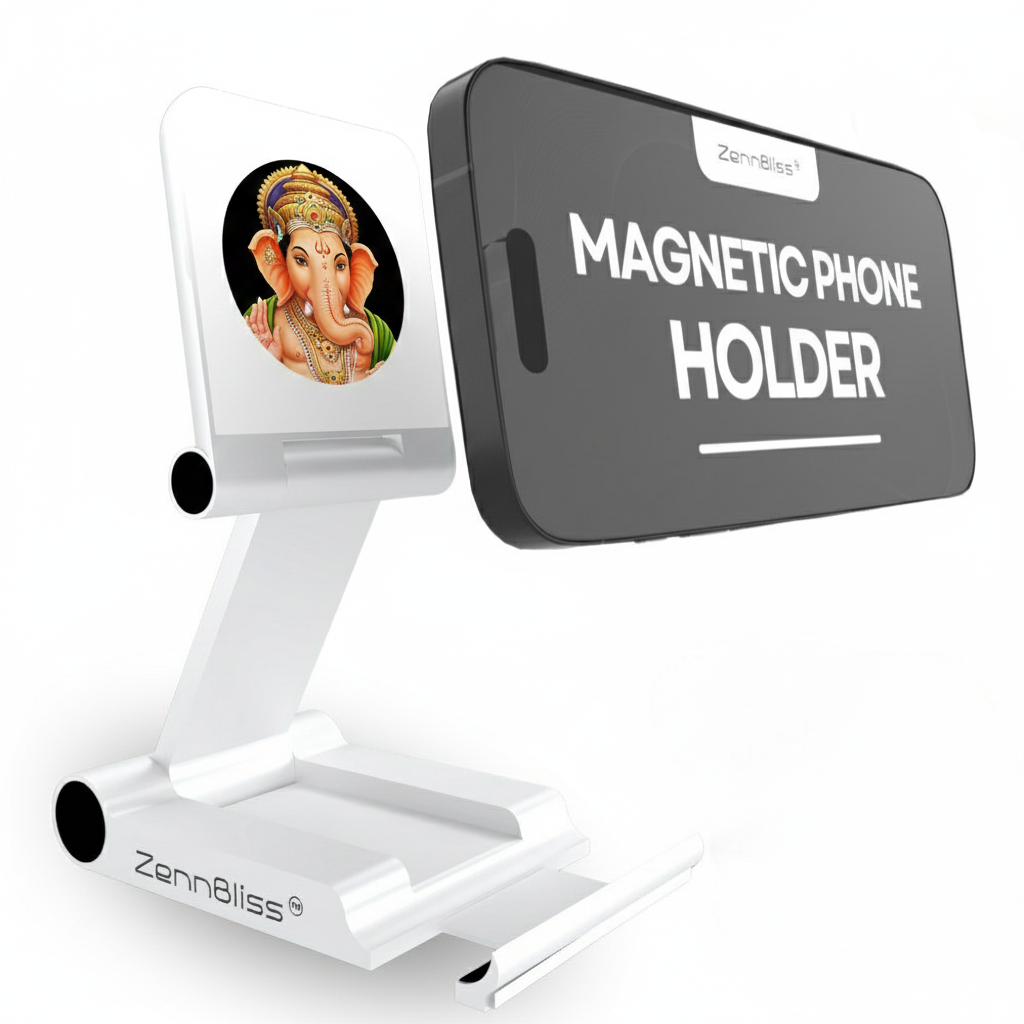 Ganesha Magnetic Cell Phone Stand Holder Tripod MagSafe for iPhone & Android